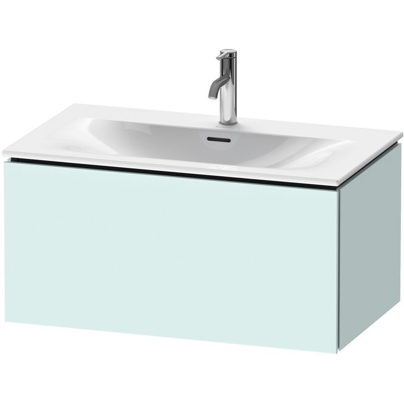 

Duravit L-Cube Módulo mural LC6137, 820x481 mm, 1 extraíble, para Viu 234483, color: Azul claro mate - LC613700909