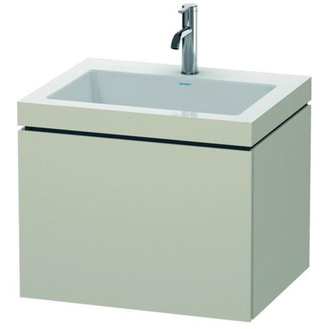Duravit L-Cube Möbelwaschtisch c-bonded mit Unterbau wandhängend,
