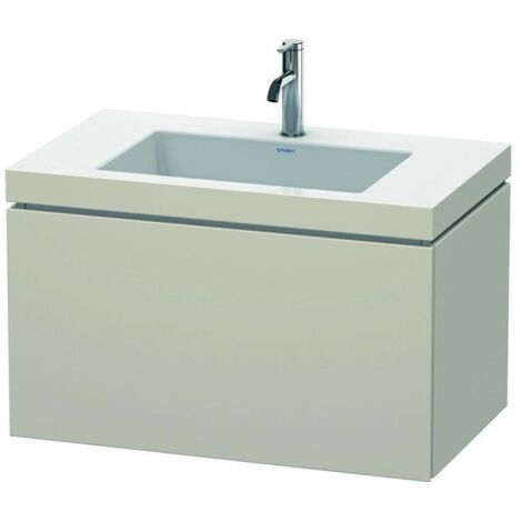 Duravit L-Cube Möbelwaschtisch c-bonded mit Unterbau wandhängend,