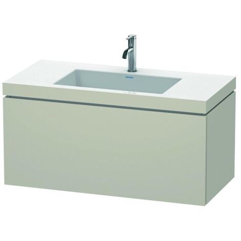 Duravit L-Cube Möbelwaschtisch c-bonded mit Unterbau wandhängend,