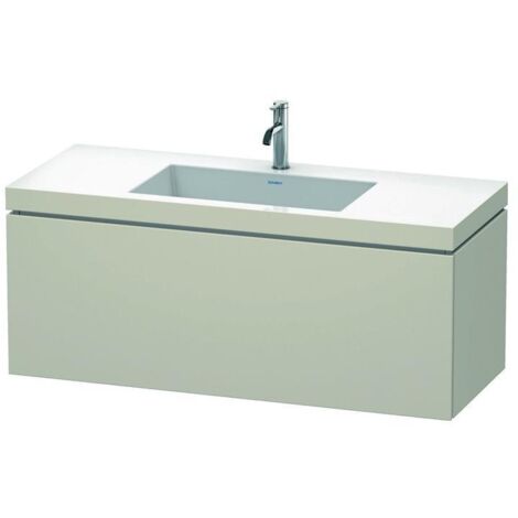 Duravit L-Cube Möbelwaschtisch c-bonded mit Unterbau wandhängend,