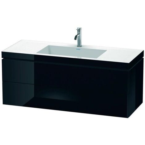 Duravit L-Cube Möbelwaschtisch c-bonded mit Unterbau wandhängend,