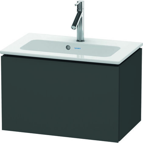 Duravit L-CUBE Mueble bajo lavabo compacto 400x620x391mm grafito mate