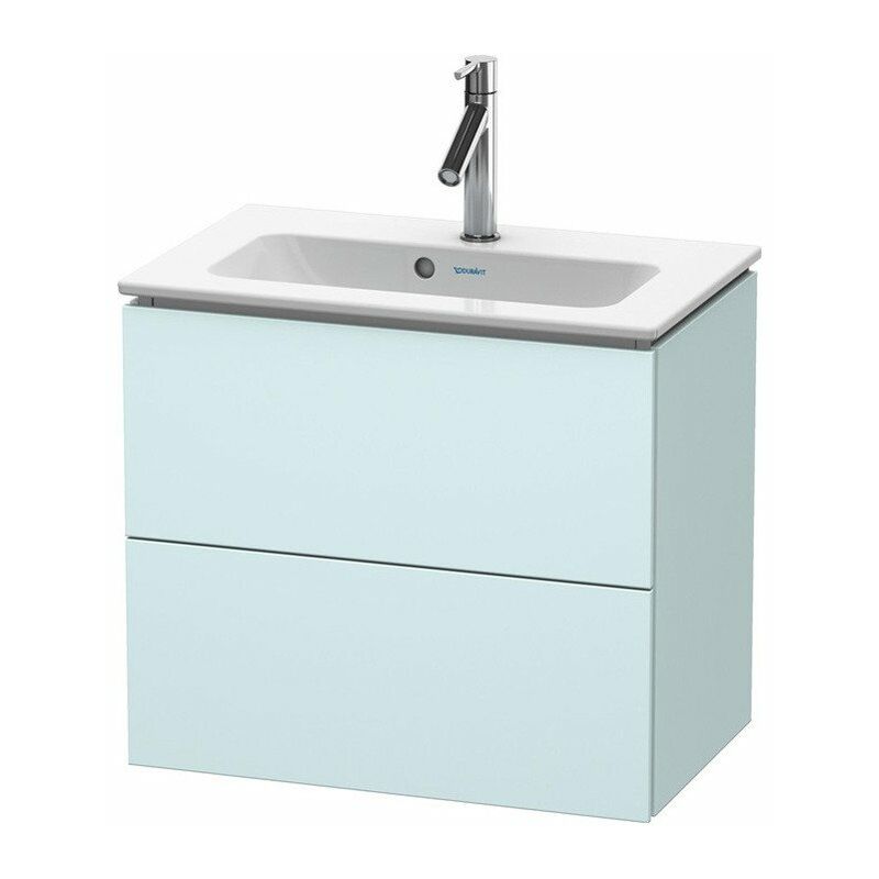 

Duravit L-CUBE Mueble bajo lavabo compacto 550x620x391mm Azul claro mate