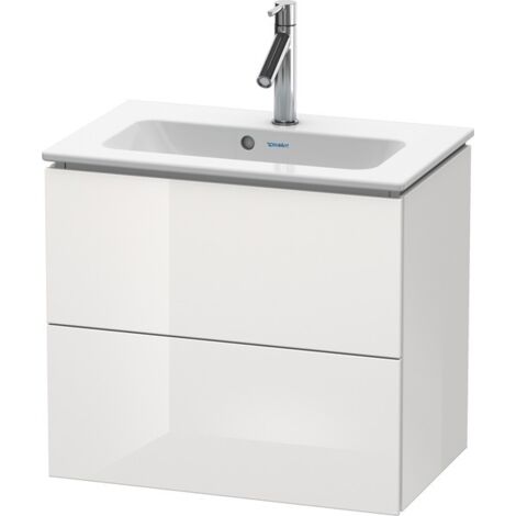 Duravit L-CUBE mueble bajo lavabo compacto 550x620x391mm blanco brillo falta