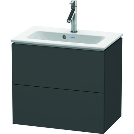 Duravit L-CUBE Mueble bajo lavabo compacto 550x620x391mm grafito mate