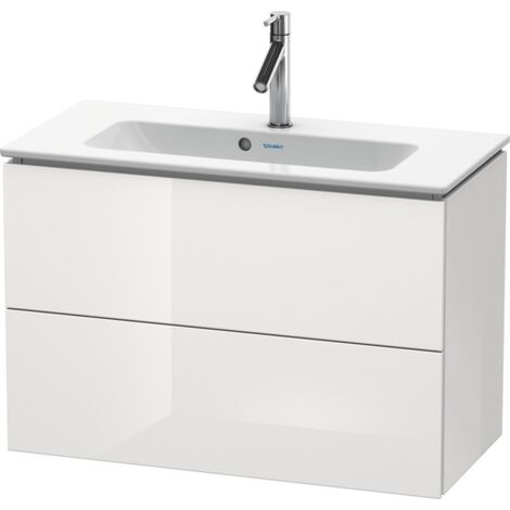 Duravit L-CUBE mueble bajo lavabo compacto 550x820x391mm blanco brillante falta