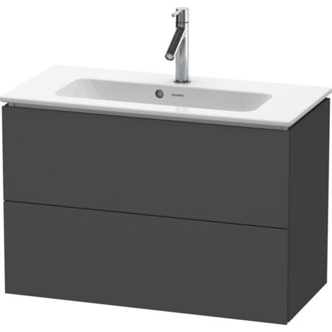 Duravit L-CUBE mueble bajo lavabo compacto 550x820x391mm grafito mate