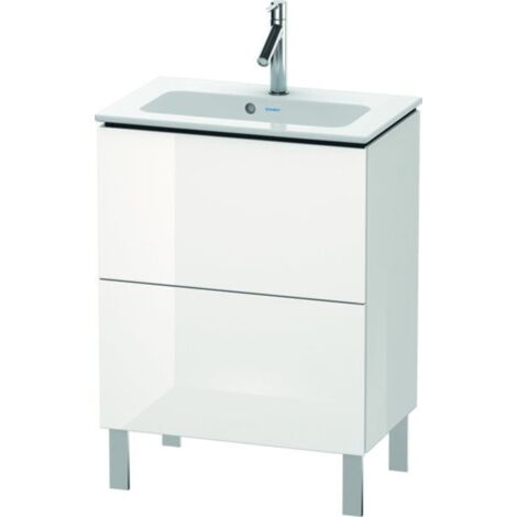 Duravit L-CUBE mueble bajo lavabo compacto 704x620x391mm blanco brillante