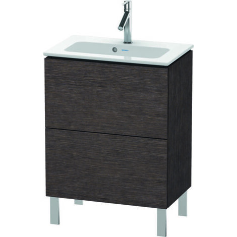 Duravit L-CUBE mueble bajo lavabo compacto 704x620x391mm roble