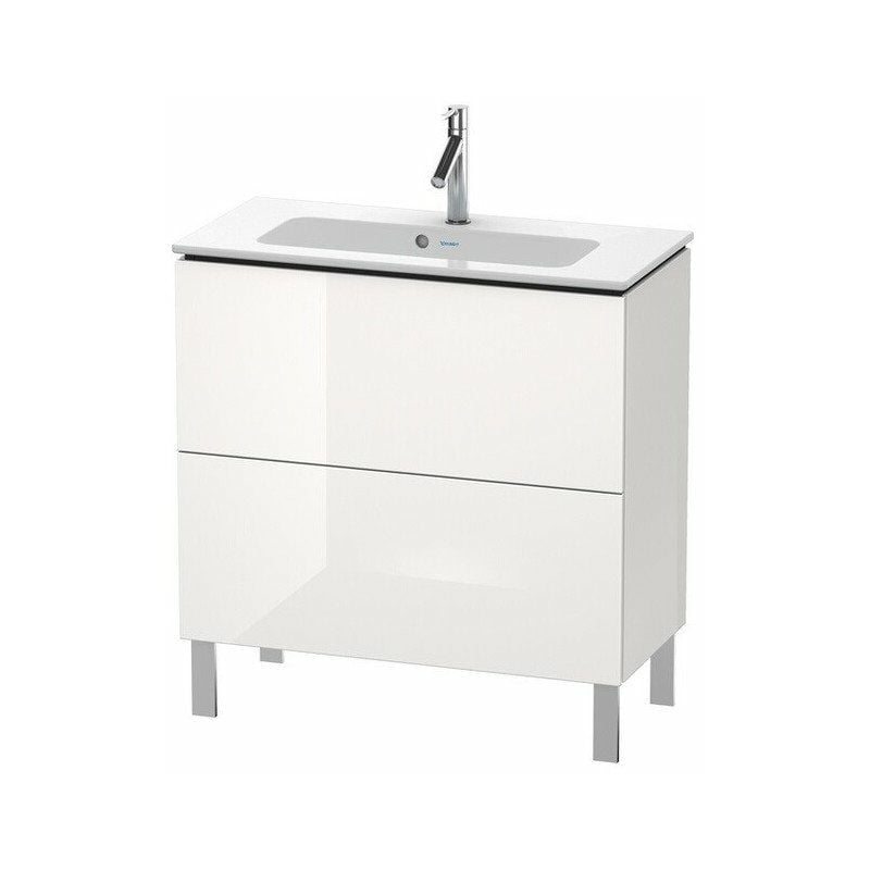 

Duravit L-CUBE mueble bajo lavabo compacto 704x820x391mm nogal oscuro