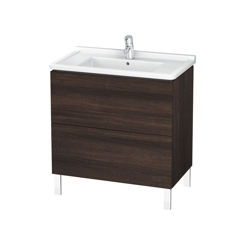 

Duravit L-Cube Mueble de aseo vertical, 2 cajones, 820mm, para Starck 3, color: Decoración Castaño Oscuro - LC660905353