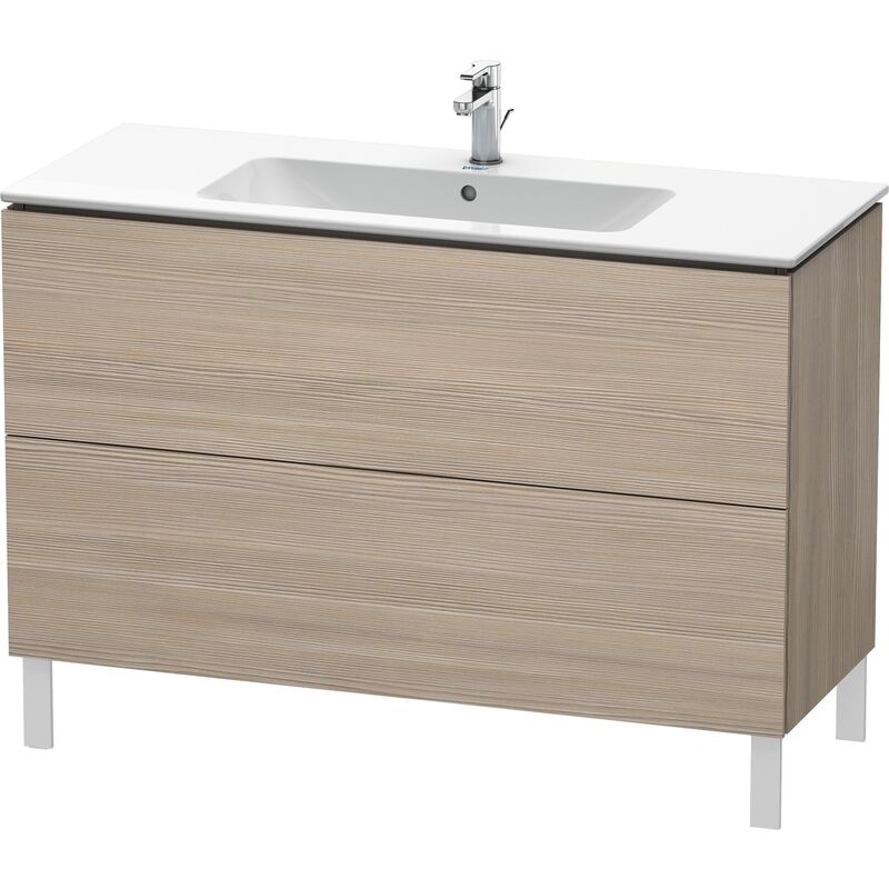 

Duravit L-Cube Mueble de aseo vertical, 2 cajones, ancho: 1220mm, para Me by Starck 233612, color: Decoración Pino Plata - LC662803131