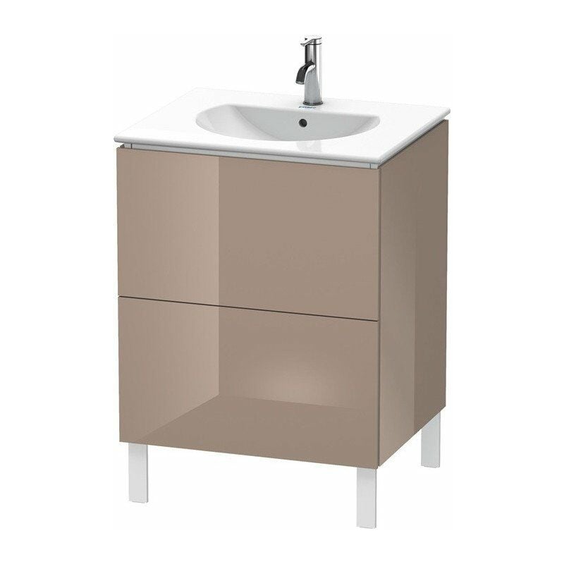 

Mueble bajo lavabo L-CUBE 514x620x704mm capuchino alto brillo