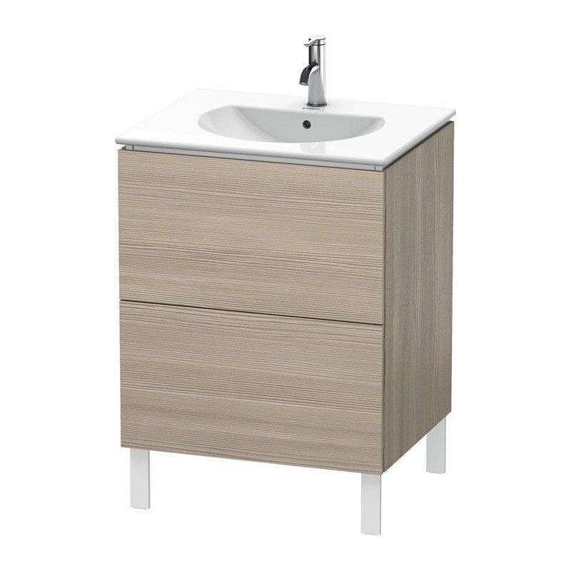 

Mueble de baño L-CUBE 514x620x704mm pino plateado