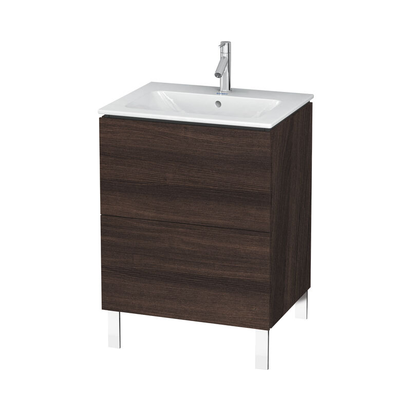 

Duravit L-Cube Mueble de aseo vertical, 2 cajones, anchura: 620mm, para Me by Starck 233663, color: Decoración Castaño Oscuro - LC662505353