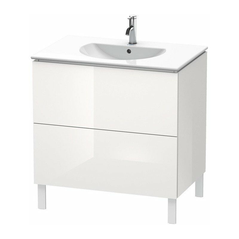 

Mueble de baño L-CUBE 534x820x704mm blanco brillo falta