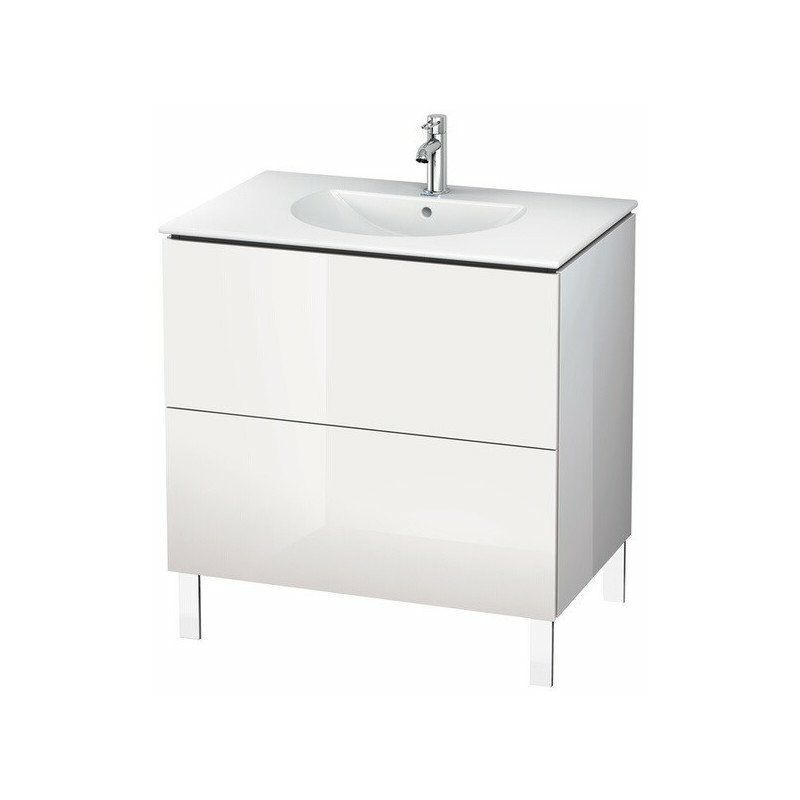 

Duravit - Mueble bajo lavabo L-CUBE 534x820x704mm negro alto brillo