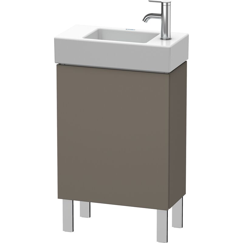 

Duravit L-Cube Mueble de aseo vertical 48,0 x 24,0 cm, 1 puerta, 1 balda de cristal, para Vero Air 072450 LC6751L, color: Flanela Gris seda lacado