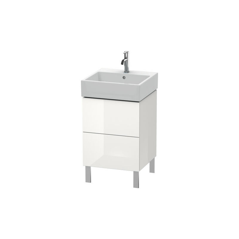 

Duravit L-Cube Mueble de aseo vertical 48,4 x 45,9 cm, 2 extraíbles, para Vero Air 235050, color: Decoración Basalto Mate - LC677404343