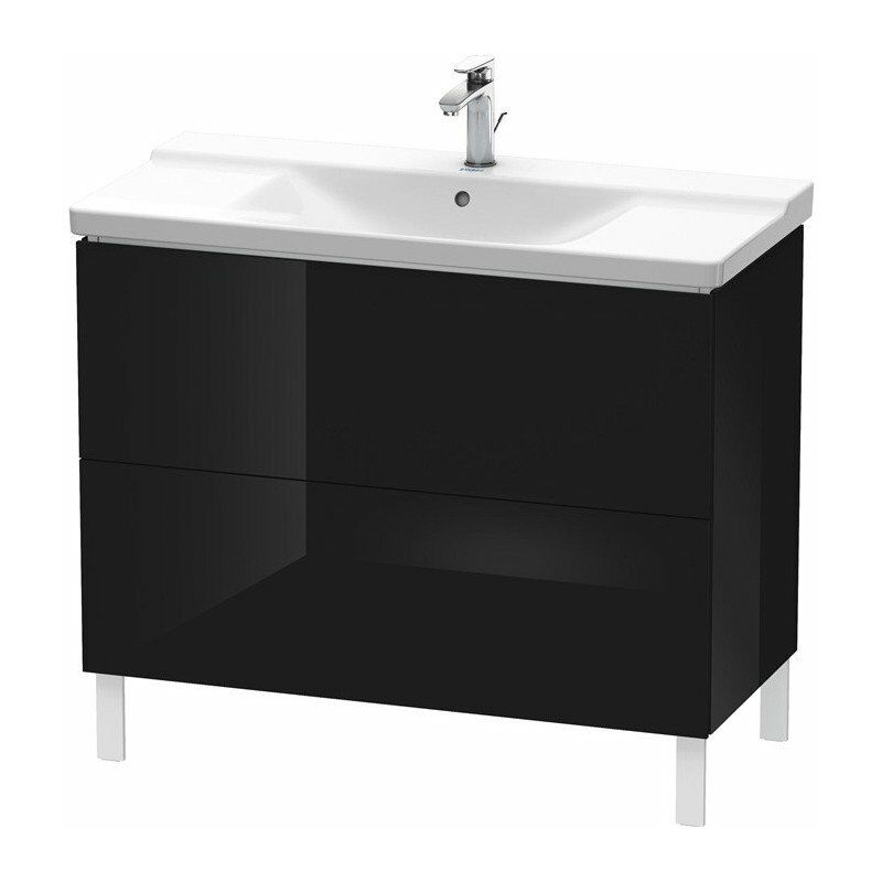 

Duravit - Mueble bajo lavabo L-CUBE 1020x481x709mm negro alto brillo