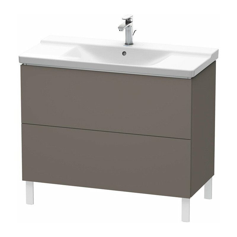 

Duravit - Mueble bajo lavabo L-CUBE 1020x481x709mm franela gris satinado