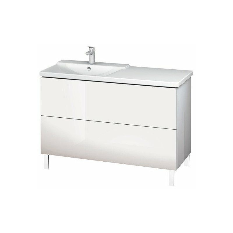 

Duravit - Mueble de baño L-CUBE 1220x481x709mm franela gris brillo