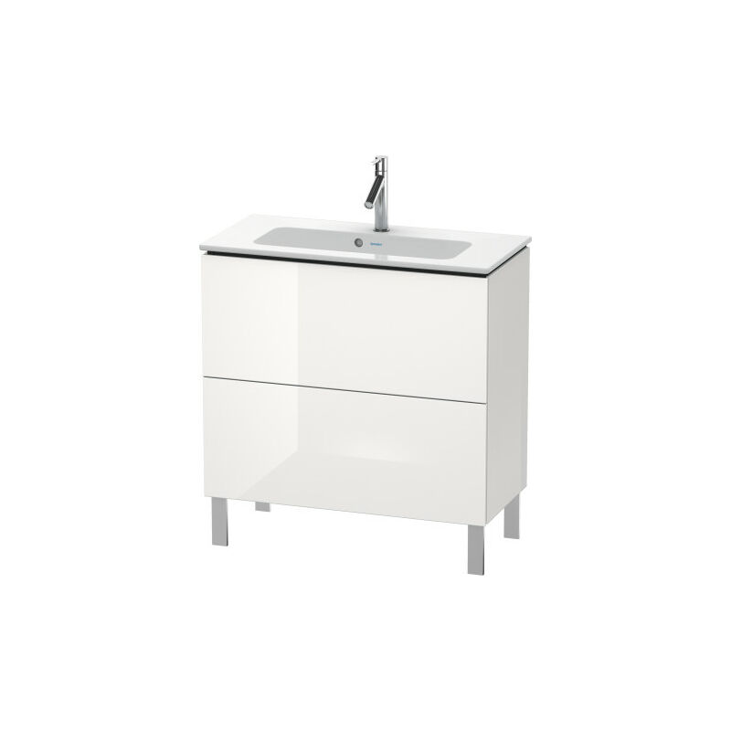 

Duravit L-Cube Mueble de aseo vertical Compact, 2 cajones, anchura: 820mm, para Me by Starck 234283, color: Flanela Gris seda lacado mate