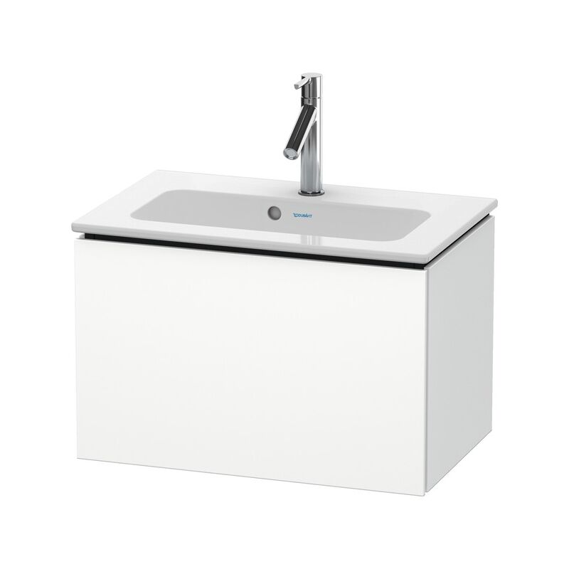 

Duravit L-Cube mueble de baño de pared Compact, 1 extraíble, ancho: 520mm, para Me by Starck 233653, color: Laca de alto brillo Dolomiti Grey