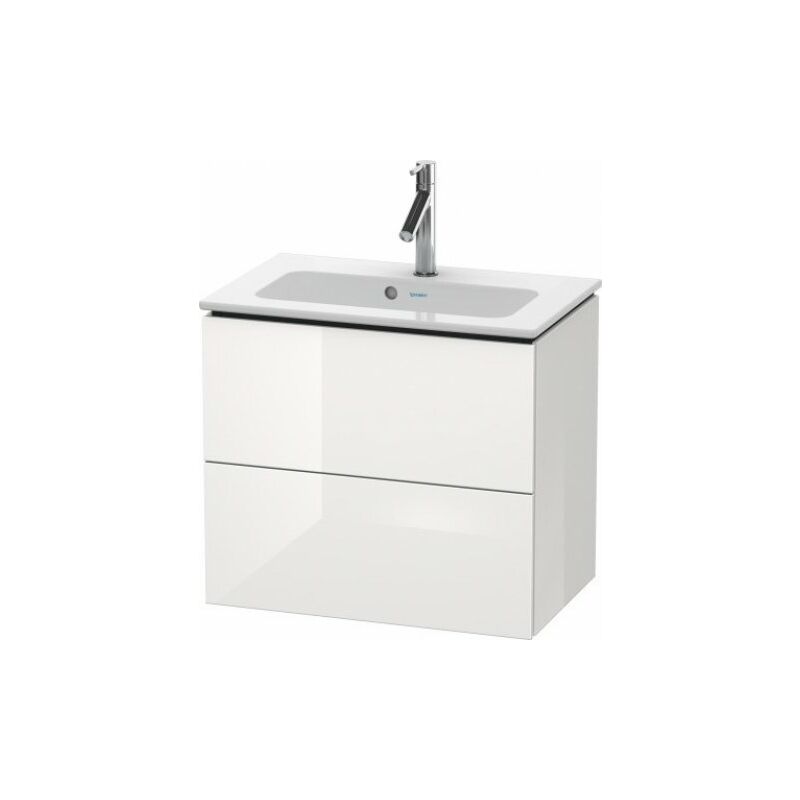 

Duravit L-Cube mueble de baño de pared Compact, 2 cajones, ancho: 520mm, para Me by Starck 233653, color: roble oscuro cepillado chapa de madera