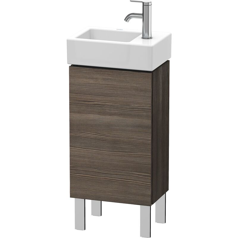 

Duravit L-Cube Mueble de mesada 36,4 x 24,1 cm, 1 puerta, 1 balda de cristal, para Vero Air 072438 LC6793L, color: Pino Terra Decor - LC6793L5151