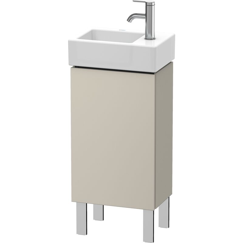 

Duravit L-Cube Mueble de mesada 36,4 x 24,1 cm, 1 puerta, 1 balda de cristal, para Vero Air 072438, color: Decoración Topo - LC6793R9191