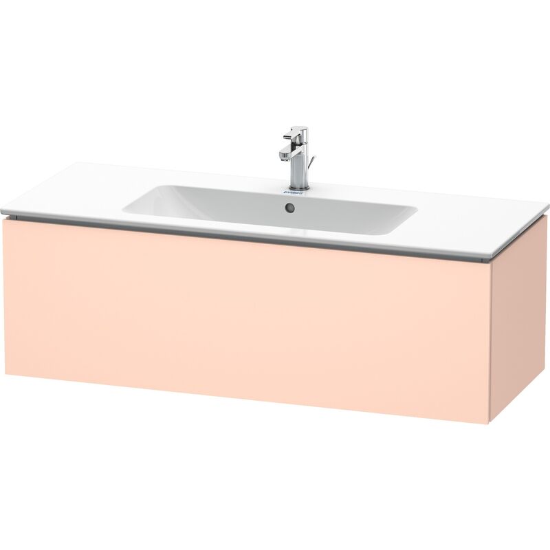 

Duravit L-Cube Mueble de pared, 1 cajón, ancho: 1220mm, para mí de Starck 233612, color: Albaricoque Perla seda laca mate - LC614302020