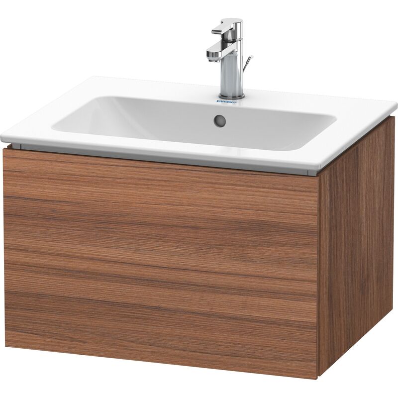 

Duravit L-Cube Mueble de pared, 1 cajón, anchura: 620mm, para mí de Starck 233663, color: Nogal natural decorado - LC614007979