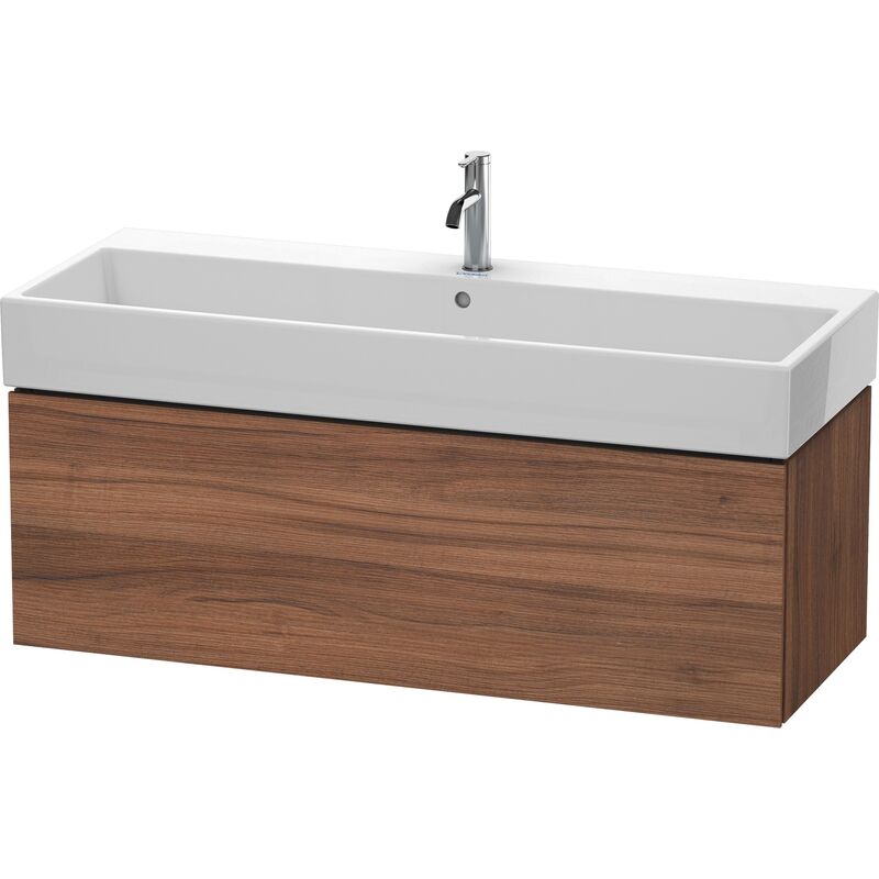 

Duravit Ag - Duravit L-Cube Mueble de pared, 1 extraíble, 118,4 x 45,9 cm, para Vero Air 235012, color: Nogal natural decorado - LC617907979