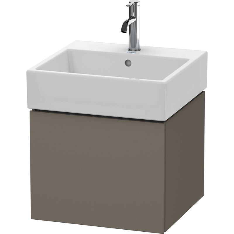 

Duravit L-Cube Mueble de pared, 1 extraíble, 48,4 x 45,9 cm, para Vero Air 235050, color: Flanela Gris seda lacado mate - LC617409090