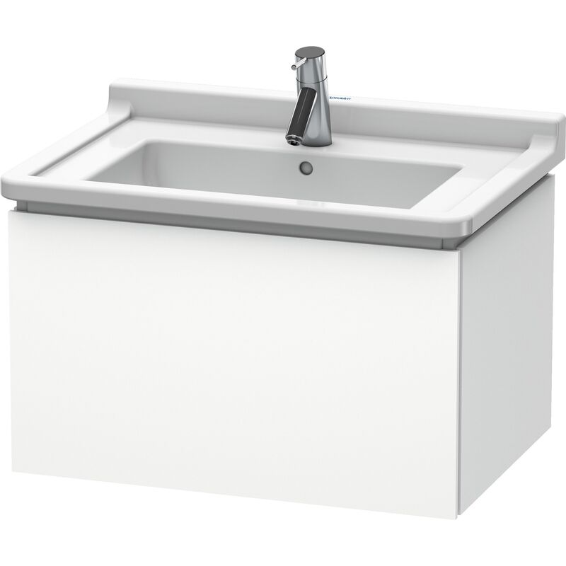 

Duravit L-Cube Mueble de pared, 1 extraíble, 670mm, para Starck 3, color: Blanco Mate Decoración - LC616401818