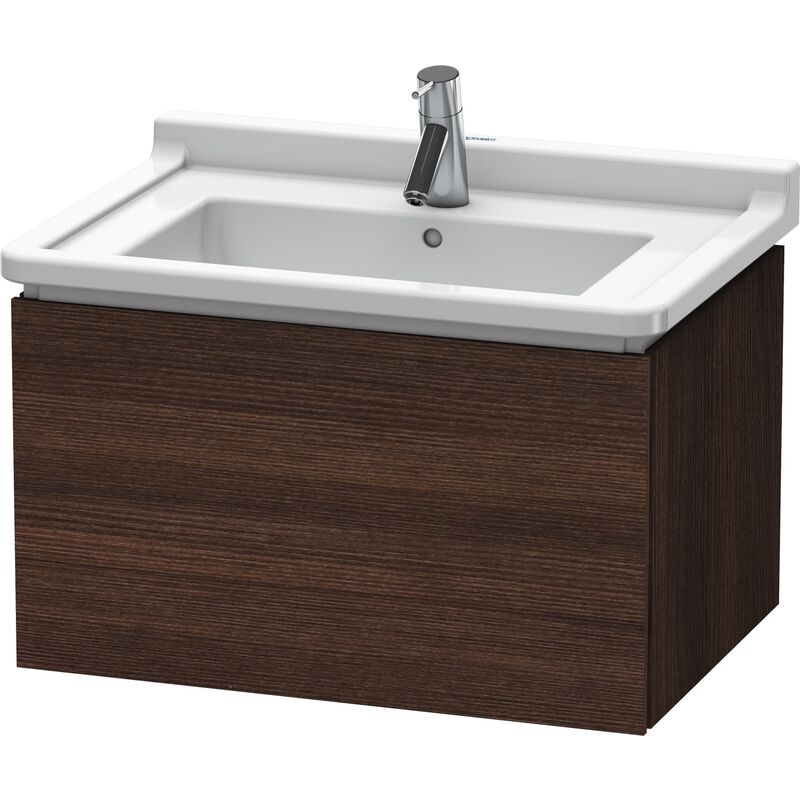 

Duravit L-Cube Mueble de pared, 1 extraíble, 670mm, para Starck 3, color: Decoración Castaño Oscuro - LC616405353