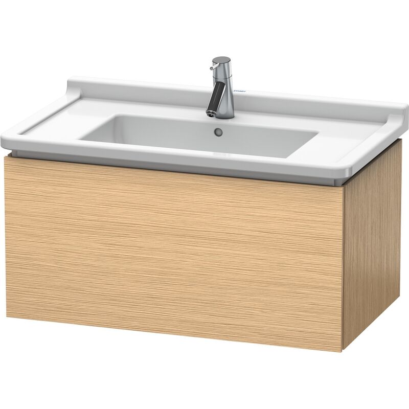 

Duravit L-Cube Mueble de pared, 1 extraíble, 820mm, para Starck 3, color: Roble cepillado Chapa de madera auténtica - LC616501212