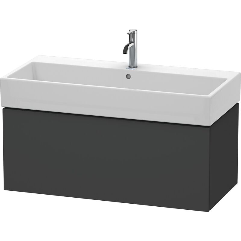 

Duravit L-Cube Mueble de pared, 1 extraíble, 98,4 x 45,9 cm, para Vero Air 235010, color: Grafito Mate Decoración - LC617804949