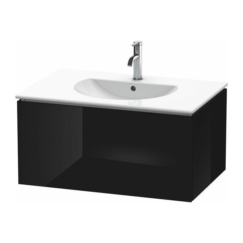 

Duravit - Mueble bajo lavabo L-CUBE 534x820x400mm negro alto brillo