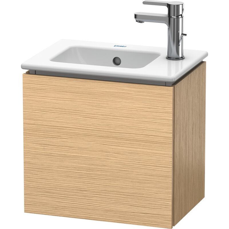 

Duravit L-Cube Mueble de pared, 1 puerta, con bisagra a la izquierda, 420mm, para Me by Starck 072343, color: Roble cepillado Chapa de madera