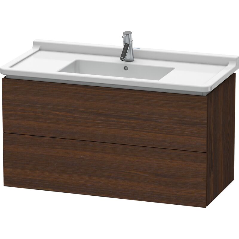 

Duravit L-Cube Mueble de pared, 2 cajones, 1020mm, para Starck 3, color: Nogal cepillado Chapa de madera auténtica - LC626606969