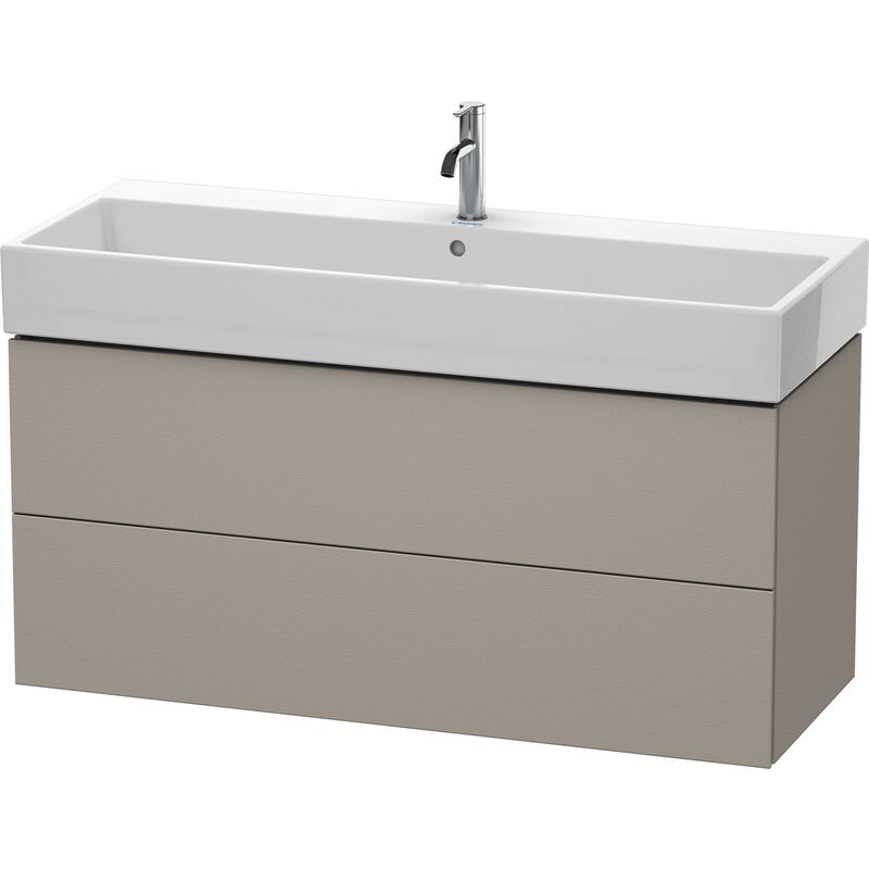 

Duravit L-Cube Mueble de pared, 2 cajones, 118,4 x 45,9 cm, para Vero Air 235012, color: Terra Mate - LC627901414