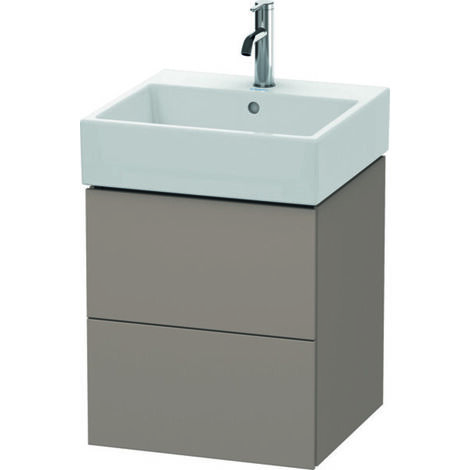 Duravit L-Cube Mueble de pared, 2 cajones, 48,4 x 45,9 cm, para