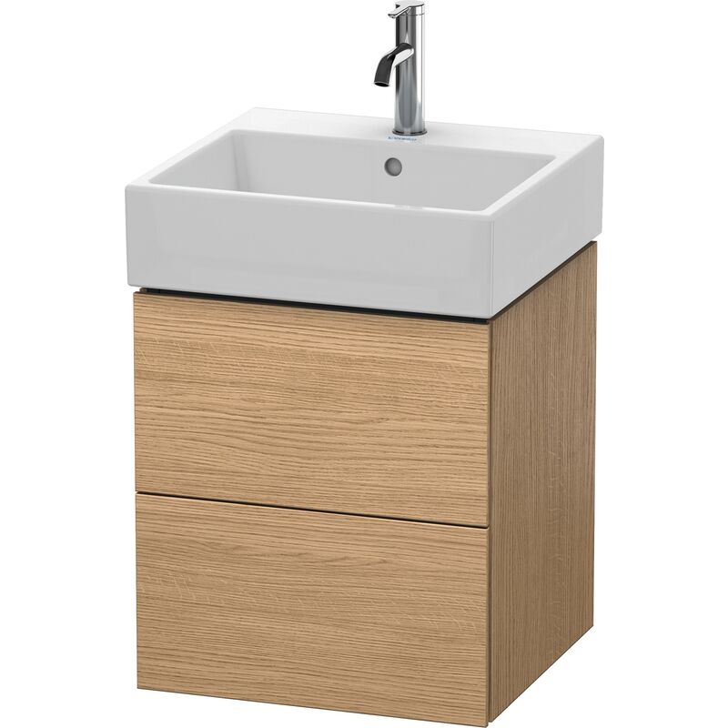 

Duravit L-Cube Mueble de pared, 2 cajones, 48,4 x 45,9 cm, para Vero Air 235050, color: Decoración Roble Europeo - LC627405252