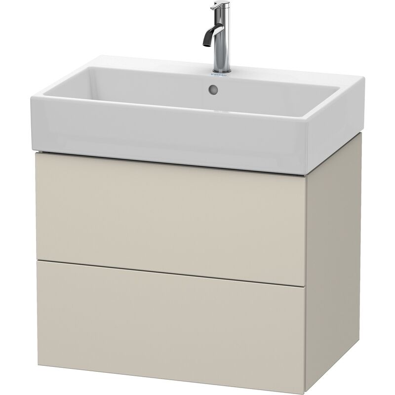 

Duravit L-Cube Mueble de pared, 2 cajones, 68,4 x 45,9 cm, para Vero Air 235070, color: Decoración Topo - LC627609191