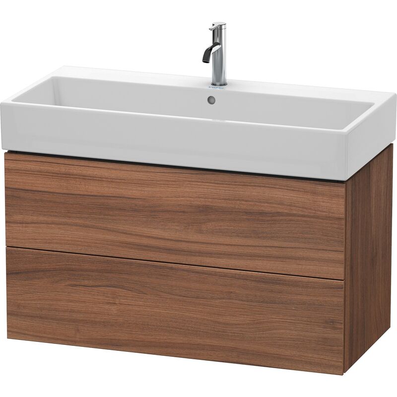 

Duravit L-Cube Mueble de pared, 2 cajones, 98,4 x 45,9 cm, para Vero Air 235010, color: Nogal natural decorado - LC627807979