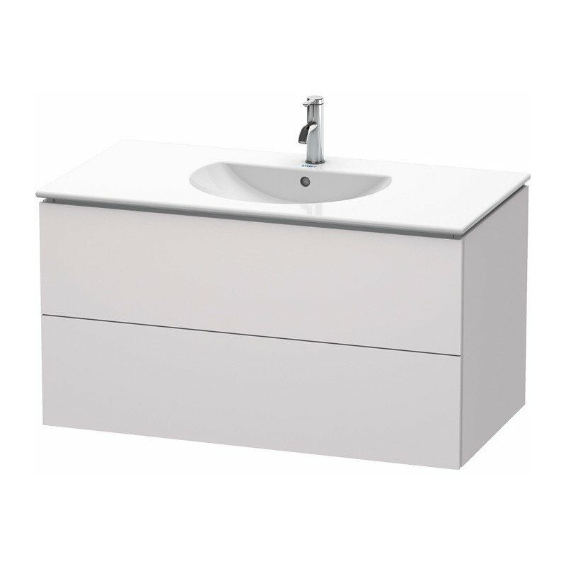 

Mueble de baño L-CUBE 534x1020x550mm blanco lila satinado