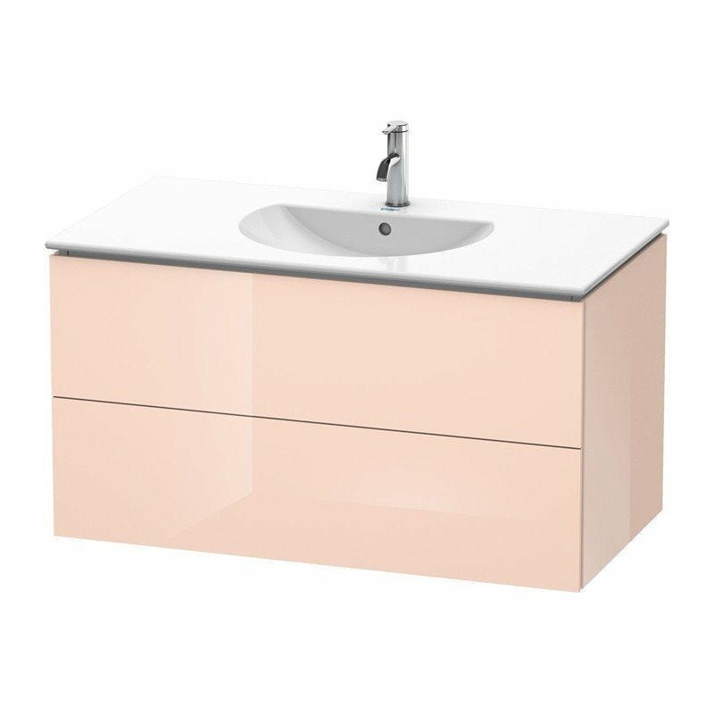 

Mueble de baño L-CUBE 534x1020x550mm alto brillo albaricoque perla